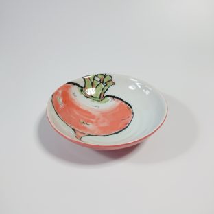 京野菜浅鉢（小）　赤かぶ