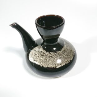 天目刷毛目３合燗瓶