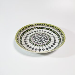 Pottery field　ラインフラワースープ・カレー皿
