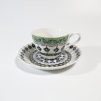 Pottery field　ラインフラワーコーヒー碗皿