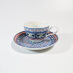 Pottery field　クラシカルフラワーコーヒー碗皿