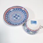 Pottery field　クラシカルフラワーコーヒー碗皿